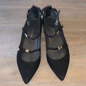 Stuart Weitzman Flippy-3 strap flats